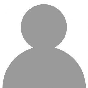 Gray silhouette of a generic user profile icon with a round head and shoulders.